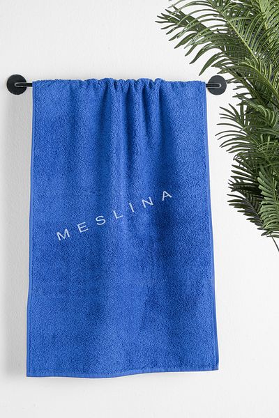 Meslina 50x90 cm Prosop de mână Coafor Sport Prosop Albastru |   Pânză de uscare |   Prosop de mână și față