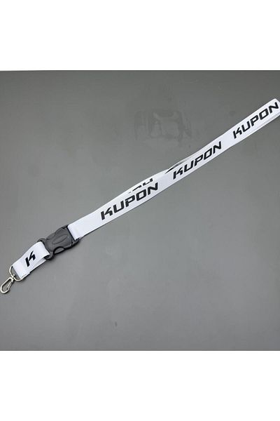 TN TUNING NET Coupon White Model Mirror Hanger Lanyard Neck Hanger Lanyard Keychain Lanyard