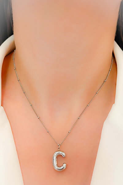 Trinos قلادة من الفولاذ مع حرف بالون - دوريكا V2