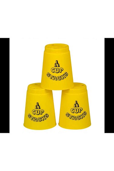 Doğan Oyuncak Dünyası Fast Cup Game - Speed Cup - Yellow Original Cup Stacks