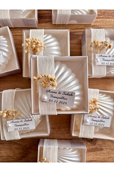 Es-Na Life Decoration 10 adet istiridye mum kına dügün nişan nikah hediyelik