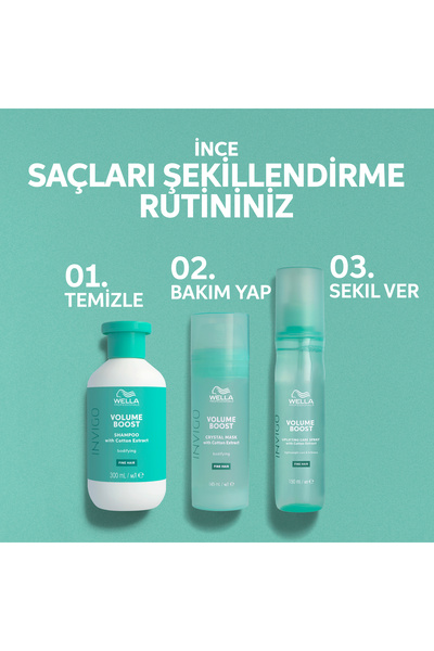 Wella Professionals Invigo Volume Boost Hacim Artırıcı Şampuan 300 ml - Ince Telli Saç