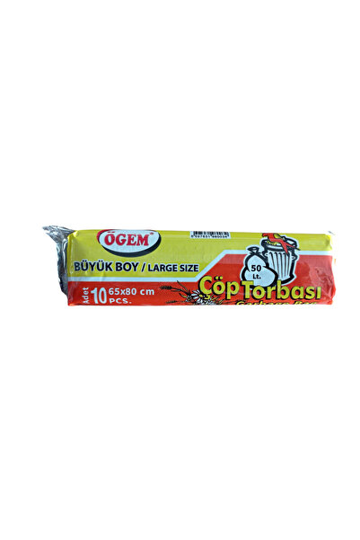 Büyük Boy Çöp Poşeti 65*80 500 Adet (50 RULO)