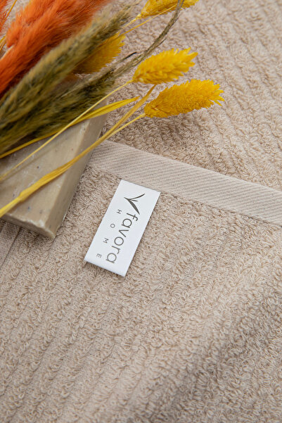FAVORA Line Luxury 2-Pack Hand and Face Towels 50X90 - Beige