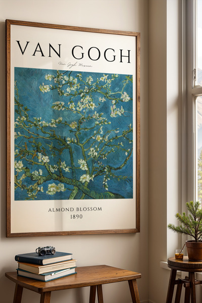 Osliva Shop Vincent Van Gogh Almond Blossom Poster, Duvar Tablosu, Çerçevesiz...