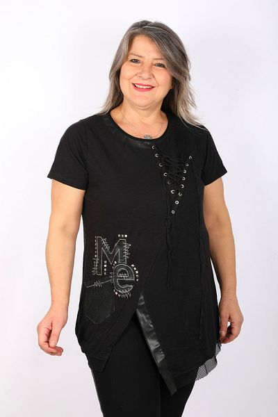 Hitit Butik Design Style Black Blouse