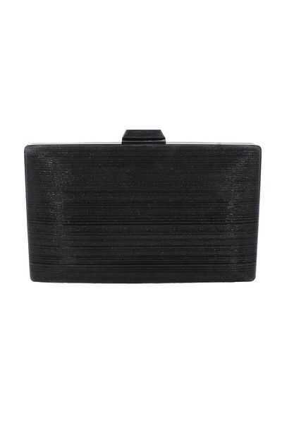 Chantaky 068 17001 Geanta de seara cu dungi negre Geanta de seara