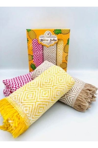 HALİME SULTAN Kitchen Towel 2x3 6 Pieces