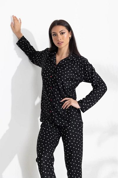 Kültür Boutique Women's Plaid Suede Front Button Baby Lapel Long Sleeve Pajamas Set
