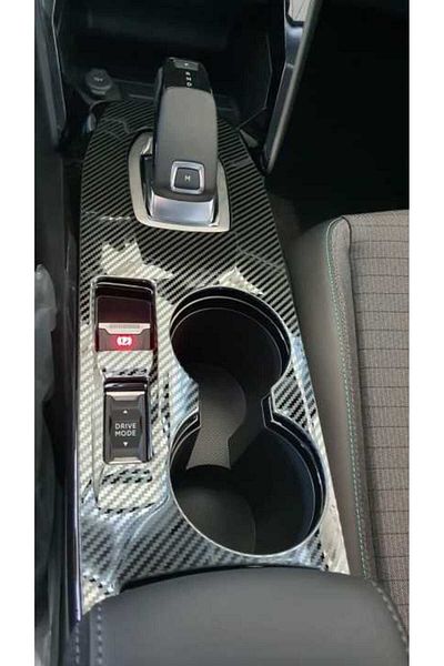 Peugeot 2008 Model Center Console Carbon Coating - Compatible with Inner