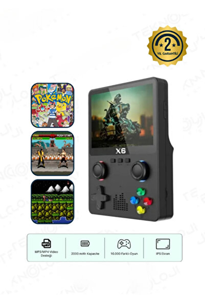 LaraThec Deluxe Oyun Konsolu Yeni Nesil El Atarisi 10.000 Adet Nostalji Oyun ...