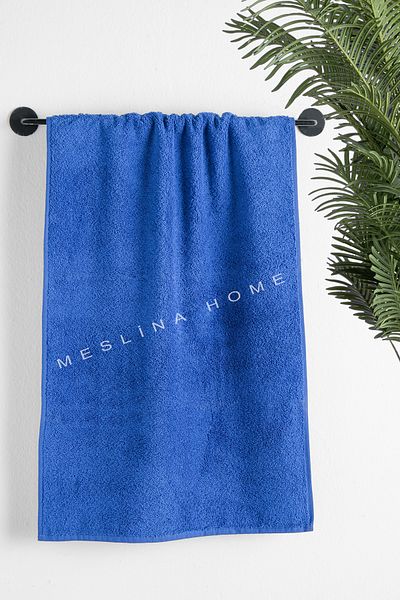 Meslina Home 50x90 cm Prosop de mână Coafor Sport Prosop Albastru |   Pânză de uscare |   Prosop de mână și față