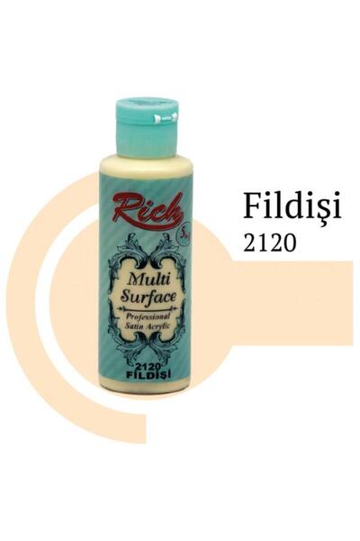 Rich Multi Surface 2120 Fildişi Akrilik Boya 120 cc