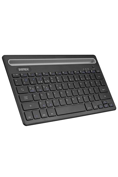 Everest Km-bt803 Wireless Klavye Mouse Set (bluetooth Klavye) Ince Siyah Tablet Standlı