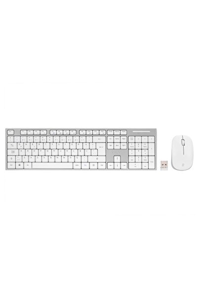 Everest Km-6063 Beyaz/gri Kablosuz Q Multimedia Klavye Mouse Set