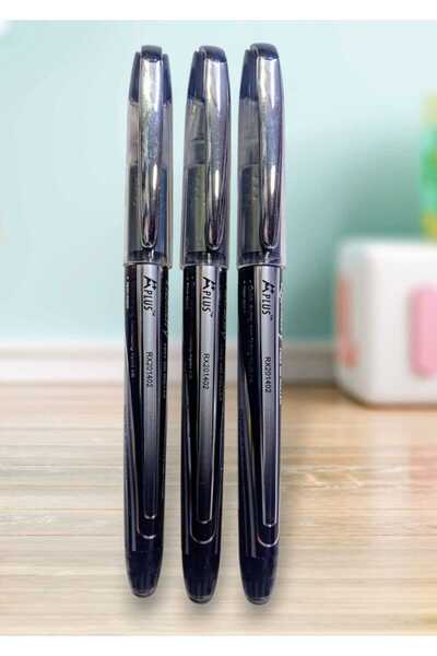 izmir yazici servis A Plus İğne Uçlu Pilot Kalem 0.5 mm Siyah 3 Lü Set - Jel ...