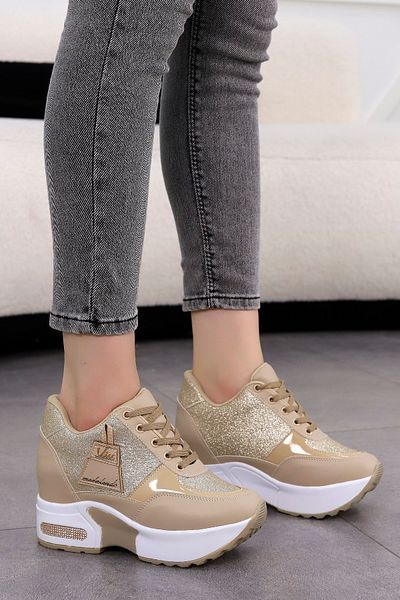 kajal ayakkabı Mdln 854 Hidden Heel Label Detailed Sneakers