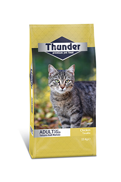 Thunder Tavuklu Yetişkin Kedi Maması 15 Kg