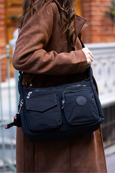 eflanmoda Жіноча сумка через плече з імпортної водонепроникної тканини