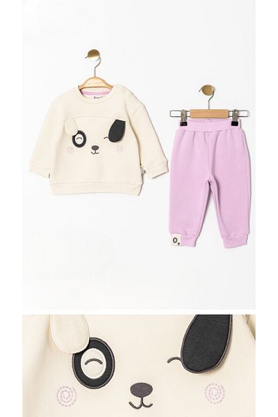 Miniworld Eye-Crop Baby Girl Bottom Top Set