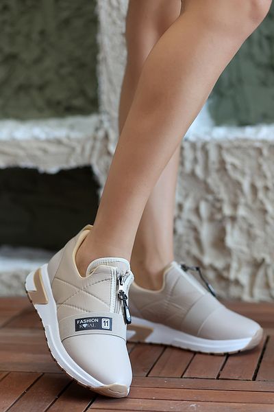 KAJAL 011 Pantofi sport din țesătură parașută cu fermoar