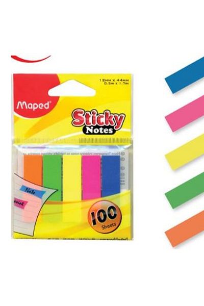 Maped طقم مؤشر 5 ألوان 100 Yp 15x76 مم - 758210