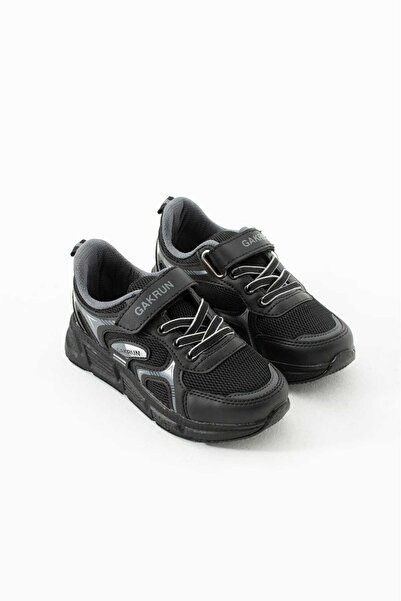 GAK RUN Unisex Çocuk Lastikli Ve Cırtlı Rahat hafif Sneaker Spor Ayakkabı GAK-2025