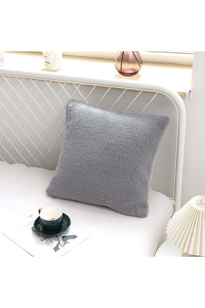 Benlisso Home Față de pernă de pluș Teddy Puffy decorativă pentru pernă, 43x43