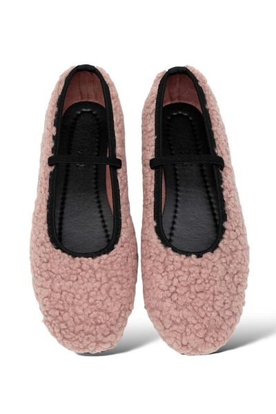 Liger Plush Rubber Detail Flat Bottom Women's Babet Pudra