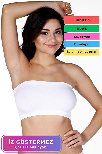 Lidyacottone Sutien fără bretele, fermant, modelator, de ridicare și conturar...