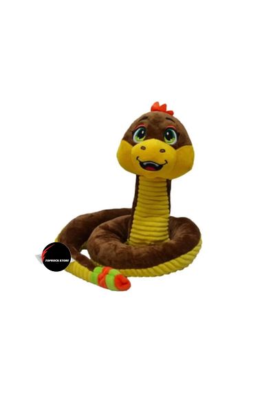 TOPROCKSTORE Cute Snake Plush Toy Pillow Neck Collar 35cm