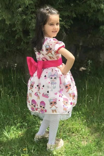 EMBE Lol Pattern Fluffy Dress