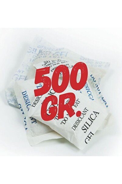 500 Gr. Paket Silikajel - Nem Alıcı - Rutubet Giderici (30 Adet)