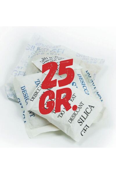 DeltaPacks 25 gr Paket Silikajel - Nem Alıcı - Rutubet Giderici  20 Adet