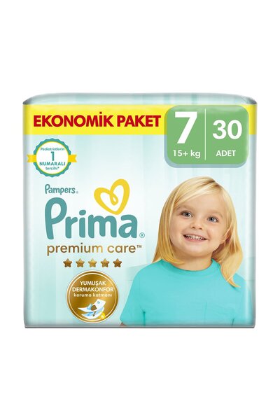 Prima Premium Care Ekonomik 7 Beden XXL 15+ Kg 30 Adet