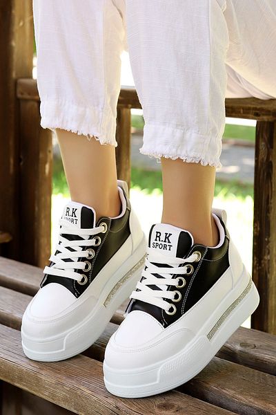 KAJAL FRM 021 Pantofi casual cu detaliu de piatră