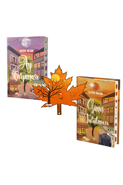 Artemis Yayınları sezen aksın - ay çarpması - güneş tutulması - 2 kitap ve tescilli kitap ayracı