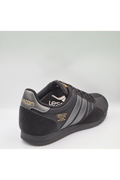 Lescon Campus 7 Siyah Unisex Sneaker Spor Ayakkabı