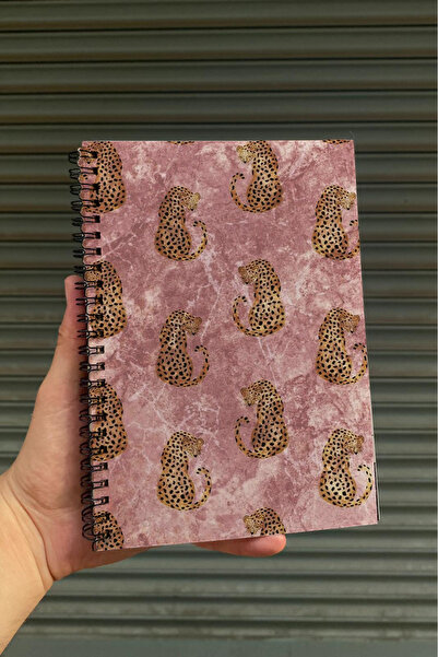 Namgo Spiralli A5 Defter Leopar Kolaj (200 Sayfa)
