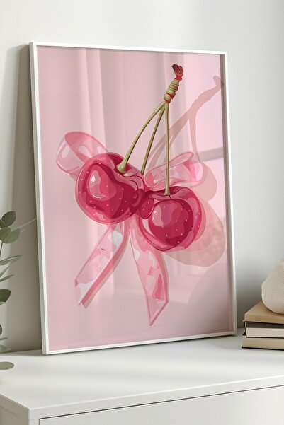 Home 3'lü tatlı pembe gifler seti, Oturma Odası Tablosu, Çerçevesiz Poster