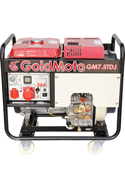 Genel Markalar GoldMoto GM7.5TDJ 6.9Kva Trifaze Marşlı Dizel Jeneratör