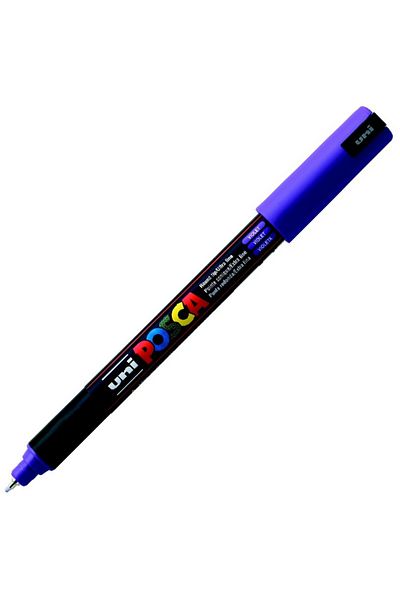 UNİ-BALL Uni-Ball Marker Posca 0.7 MM Water-Based Poster Purple