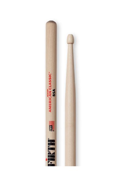 VIC FIRTH Vicfırth 85a Baguette/stick (PAIR), Hıckory, 0.550"x16", Medium Ta
