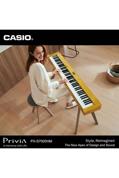 Casio Privia PX-S7000HM Digital Piano Harmonious Mustard