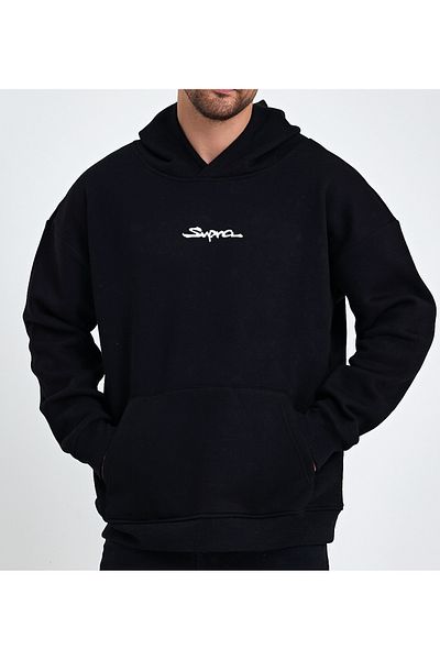 Uniquetex Унисекс суичър VEK Oversize - с принт на кола