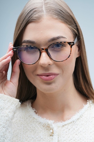 LOOKUP Blue Light Protection Screen Glasses Optical Compatible Can Change Glasses Wiping Cloth and Case Gift