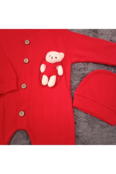 MİNİCEY BABY Baby Girl 2-Piece Jumpsuit with Hat Long Sleeve Seasonal Jumpsuit 100% Cotton