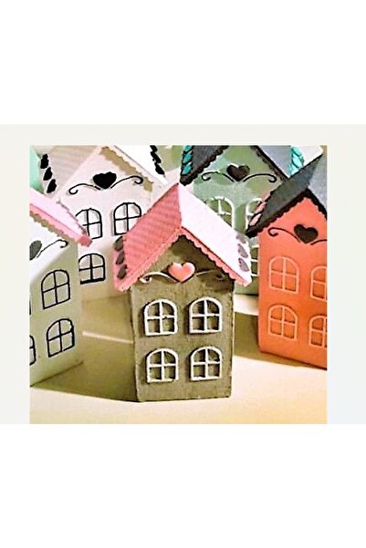 morlalem m 3 Boyutlu 17cm Kalpli Ev Silikon Kalıp K-849 Alçı Sabun Taş Tozu P...