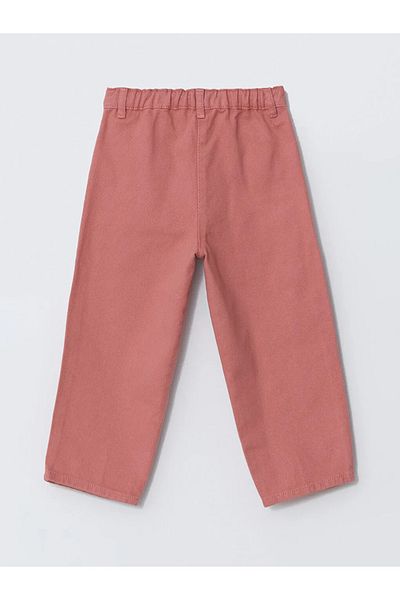 LC Waikiki Lcw Baby Pink Elastic Waist Floral Baby Girl Pants