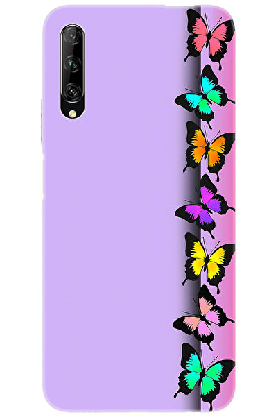 Huawei P Smart PRO (STK-L21) Compatible Case Pattern Printed Silicone Butterfly NGO:671 CP-Wn6S58d